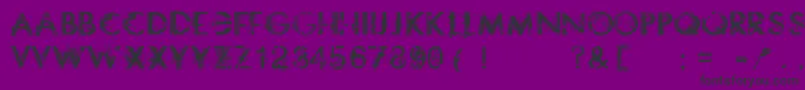 Somethingdangerous Font – Black Fonts on Purple Background