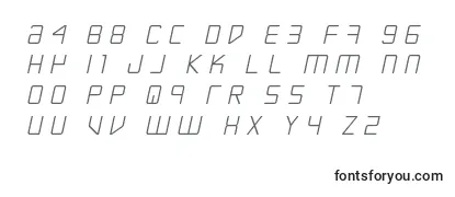 Escapeartisttitlesemital Font