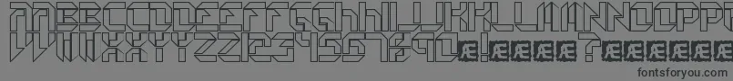 CollectiveOBrk Font – Black Fonts on Gray Background
