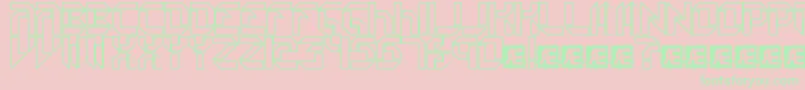 More about CollectiveOBrk Font CollectiveOBrk Font – Green Fonts on Pink Background