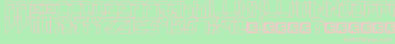More about CollectiveOBrk Font CollectiveOBrk Font – Pink Fonts on Green Background
