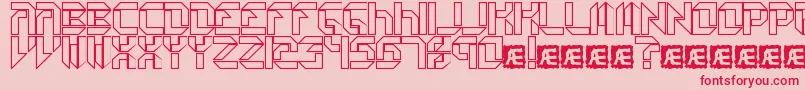 CollectiveOBrk Font – Red Fonts on Pink Background