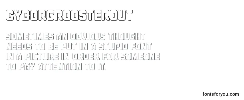 Cyborgroosterout Font