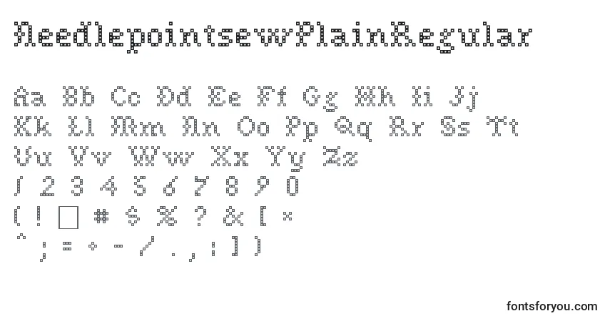 NeedlepointsewPlainRegular Font – alphabet, numbers, special characters