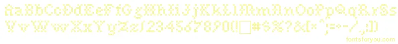 NeedlepointsewPlainRegular Font – Yellow Fonts