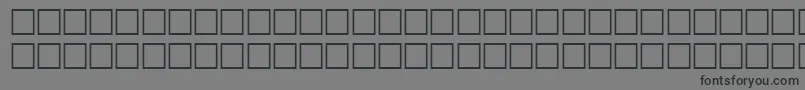 EntrezRegular Font – Black Fonts on Gray Background