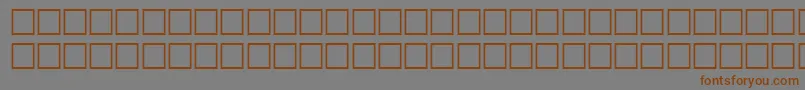 EntrezRegular Font – Brown Fonts on Gray Background