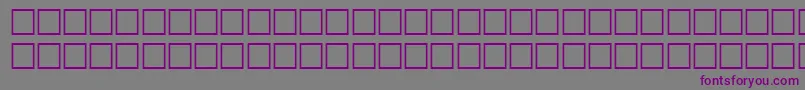 Шрифт EntrezRegular – фиолетовые шрифты на сером фоне
