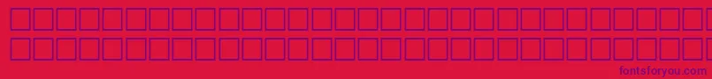 EntrezRegular Font – Purple Fonts on Red Background