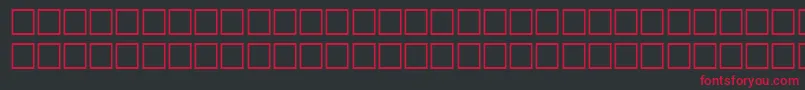 EntrezRegular Font – Red Fonts on Black Background