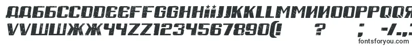 RussianSpringGrungedItalic-fontti – yritysfontit