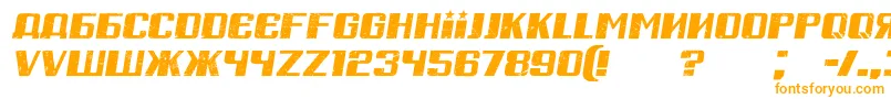 RussianSpringGrungedItalic Font – Orange Fonts