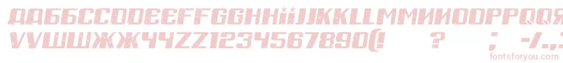 RussianSpringGrungedItalic Font – Pink Fonts