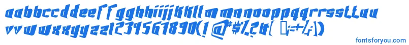 Шрифт FontovisionIii3DNo2 – синие шрифты