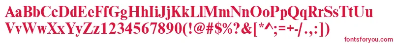 WesttimessskBold Font – Red Fonts