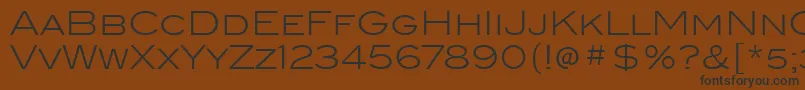 BlairItcLight Font – Black Fonts on Brown Background