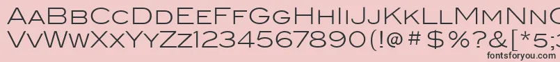 BlairItcLight Font – Black Fonts on Pink Background