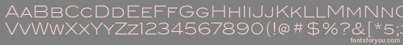 BlairItcLight Font – Pink Fonts on Gray Background