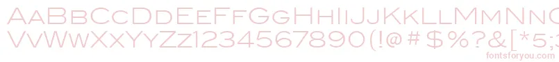 BlairItcLight Font – Pink Fonts on White Background