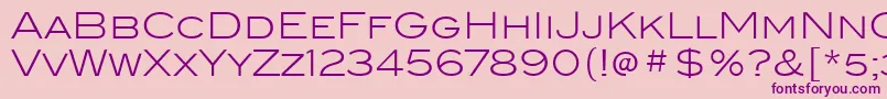 BlairItcLight Font – Purple Fonts on Pink Background