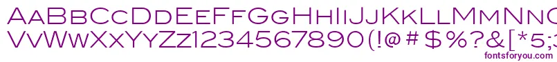 BlairItcLight Font – Purple Fonts on White Background
