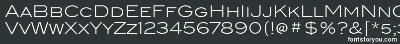フォントBlairItcLight – 白い文字