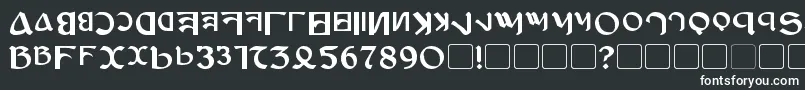 AnayankaBold Font – White Fonts