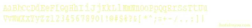 Typewritercondensed Font – Yellow Fonts