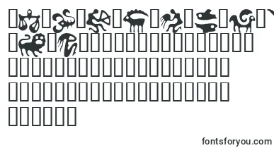 Zodiac ffy font – Fonts Zodiac Signs