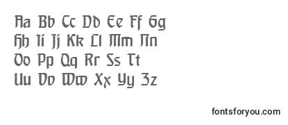 Обзор шрифта Dsbehrensschrift