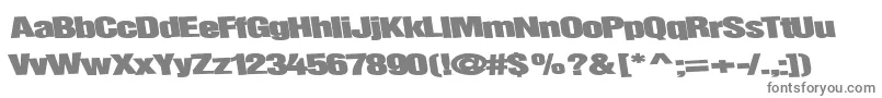 Childsplaytype64Bold-fontti – harmaat fontit