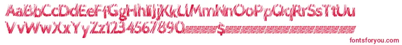 Lovescratch Font – Red Fonts on White Background