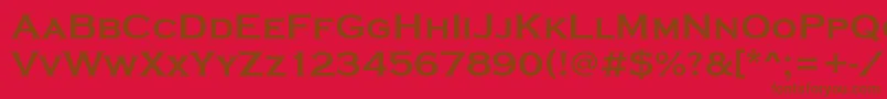 StCopperplateBold Font – Brown Fonts on Red Background