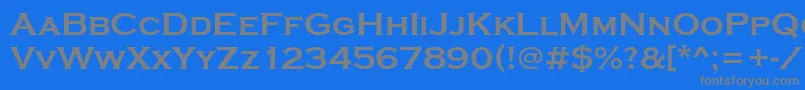 StCopperplateBold Font – Gray Fonts on Blue Background