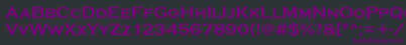 StCopperplateBold Font – Purple Fonts on Black Background