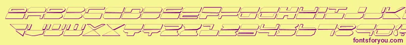Qmarksi Font – Purple Fonts on Yellow Background