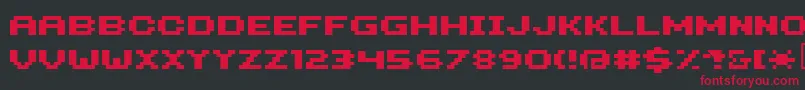 Hiloginbold Font – Red Fonts on Black Background
