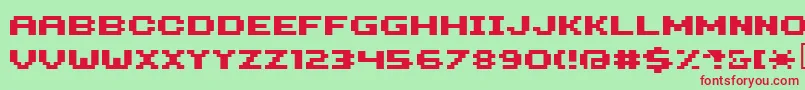 Hiloginbold Font – Red Fonts on Green Background