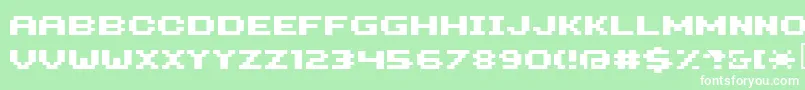 Hiloginbold Font – White Fonts on Green Background
