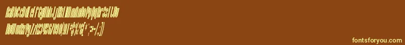 Más sobre la fuente SfBaroquesqueCondensedOblique fuente SfBaroquesqueCondensedOblique – Fuentes Amarillas Sobre Fondo Marrón