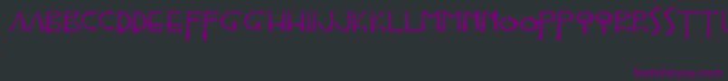 Epistolar Font – Purple Fonts on Black Background