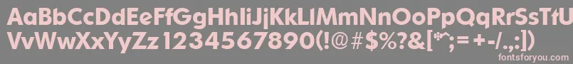 OrnitonsDemibold Font – Pink Fonts on Gray Background