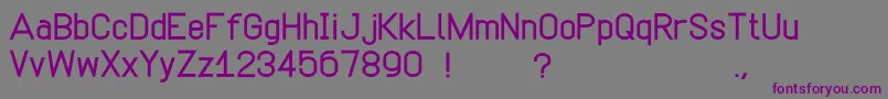 Simpetico Font – Purple Fonts on Gray Background