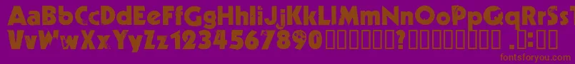 Подробнее о шрифте Decade ffy Шрифт Decade ffy – коричневые шрифты на фиолетовом фоне