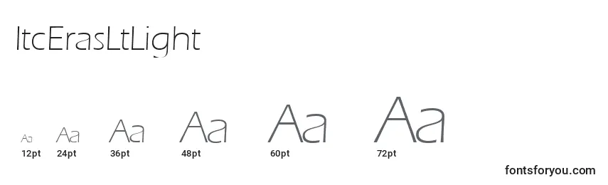 ItcErasLtLight Font Sizes