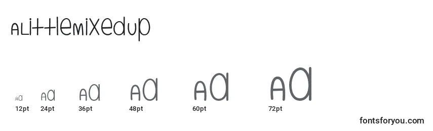 ALittleMixedUp Font Sizes