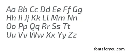 Exo2Mediumitalic Font