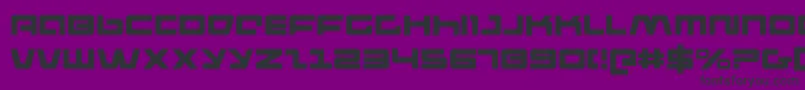 Pulse-fontti – mustat fontit violetilla taustalla