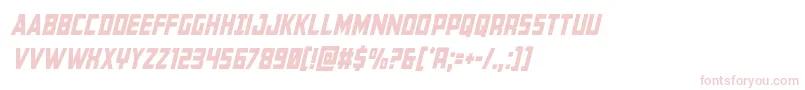 Buchanancondital Font – Pink Fonts on White Background