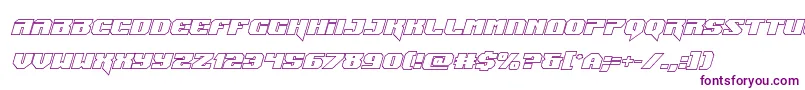 Jumpersoutital Font – Purple Fonts on White Background